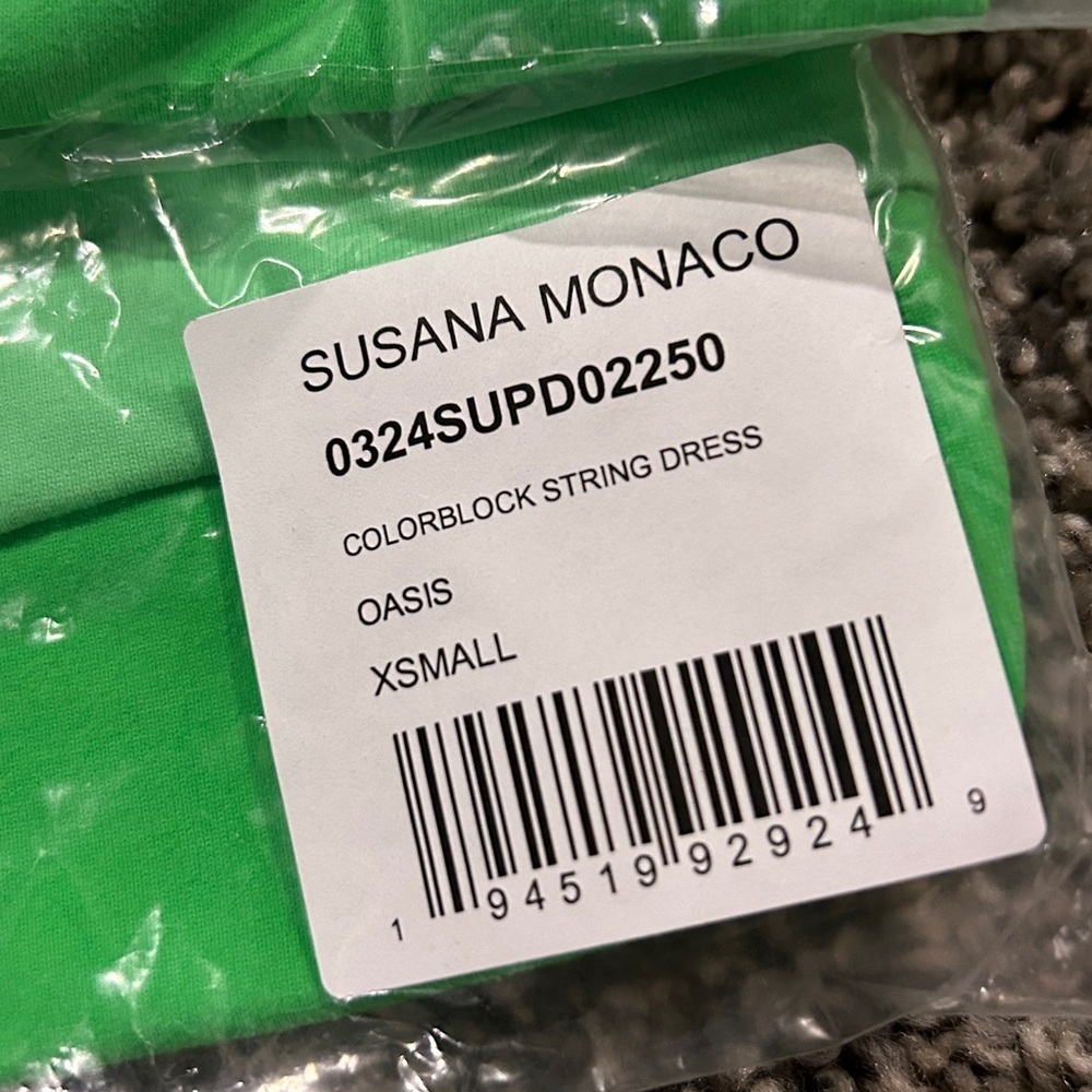 Susana Monaco Color block stripe string dress (0211) - Picture 6 of 6